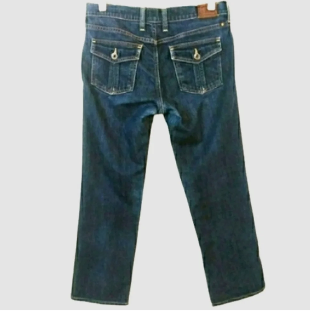 Lucky Sweet'n Straight Medium Dark Wash Blue Jean Boho Bohemian Pants Like New!